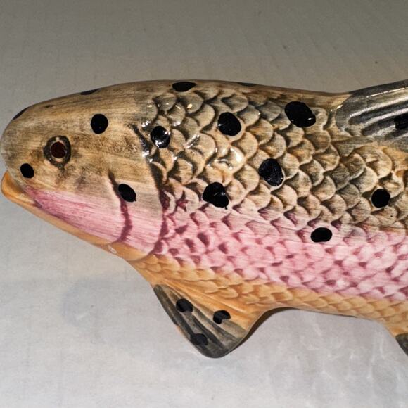 Jay Willfred Andrea By Sadek Portugal 8” Rainbow Trout Animal Figurine Set Of 2 - Picture 8 of 12